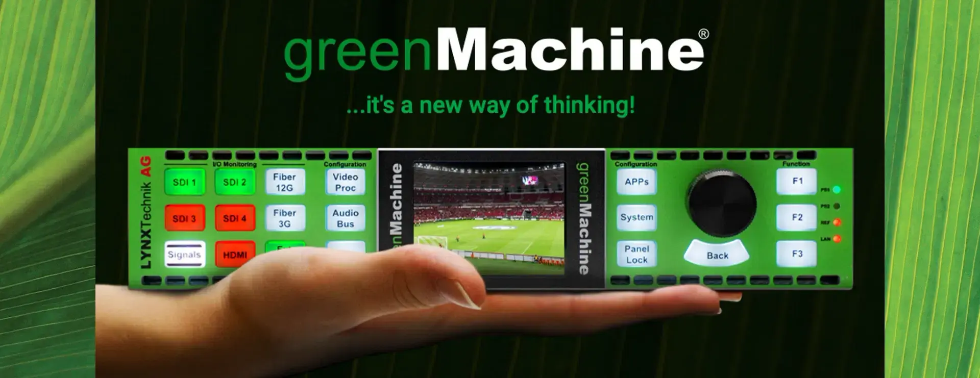 green machine banner