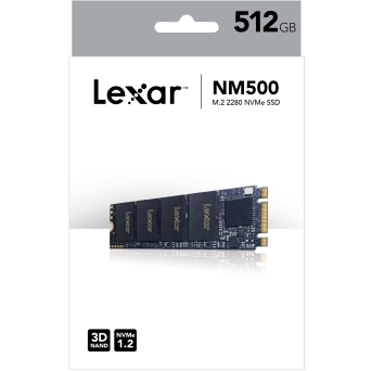 כרטיס Lexar 512GB NM500 M.2 2280 NVMe SSD