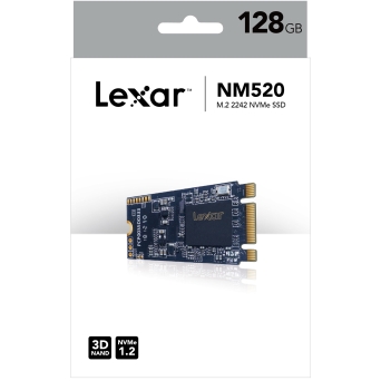 כרטיס זכרון Lexar 128GB NM520 M.2 2242 NVMe SSD