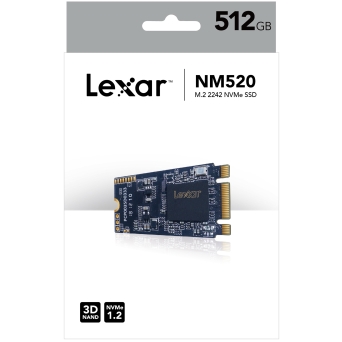 כרטיס זכרון Lexar 512GB NM520 M.2 2242 NVMe SSD