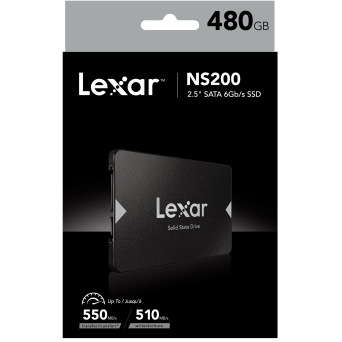 Lexar 480GB NS200 2.5” SATA (6Gb/s) SSD