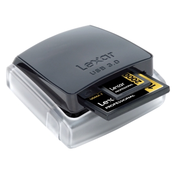 קורא כרטיסים דואלי Lexar LRW400 USB 3.0